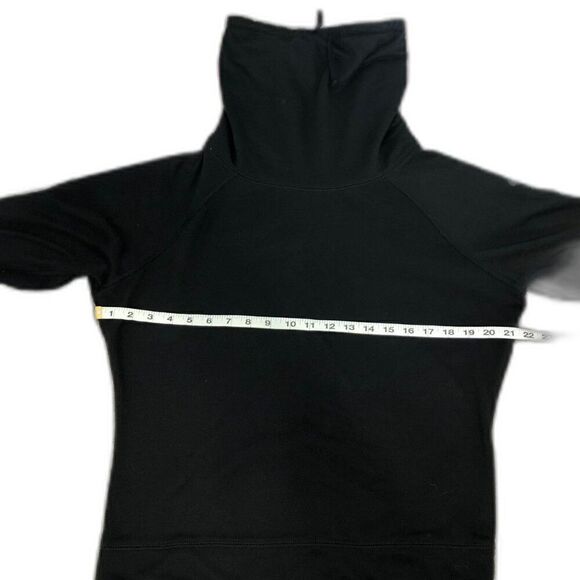 NIKE Sweatshirt Women's Size Small Black Dri-Fit Turtleneck Athletic Running - Picture 4 of 11